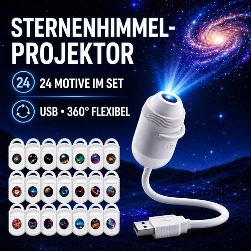 Galaxy projektor 24in - 5d, 12/24in