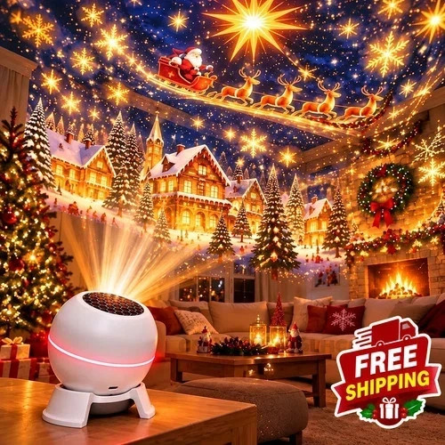 Magische weihnachtsprojektion - magische,