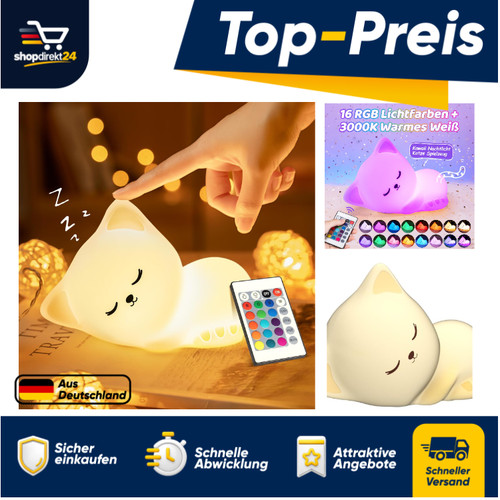 Kinder nachtlicht katze - kinder,