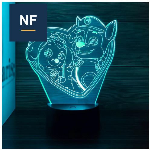 Nachtlicht led farbwechsel - 3d,