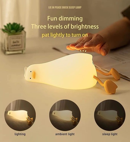 Led nachtlicht silikon ente - led, silikon-ente