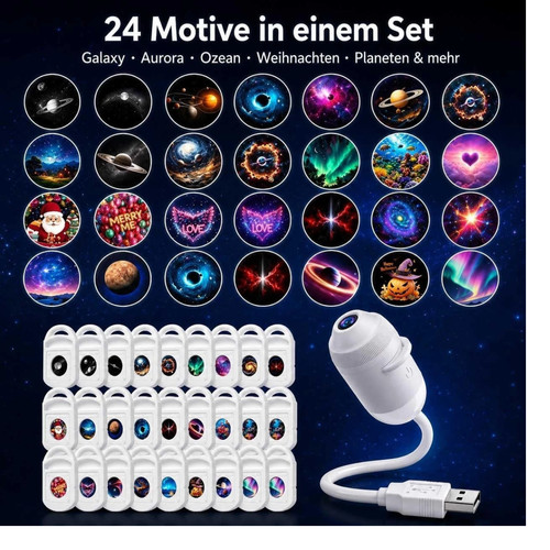 Galaxy projektor in 1 - 24,